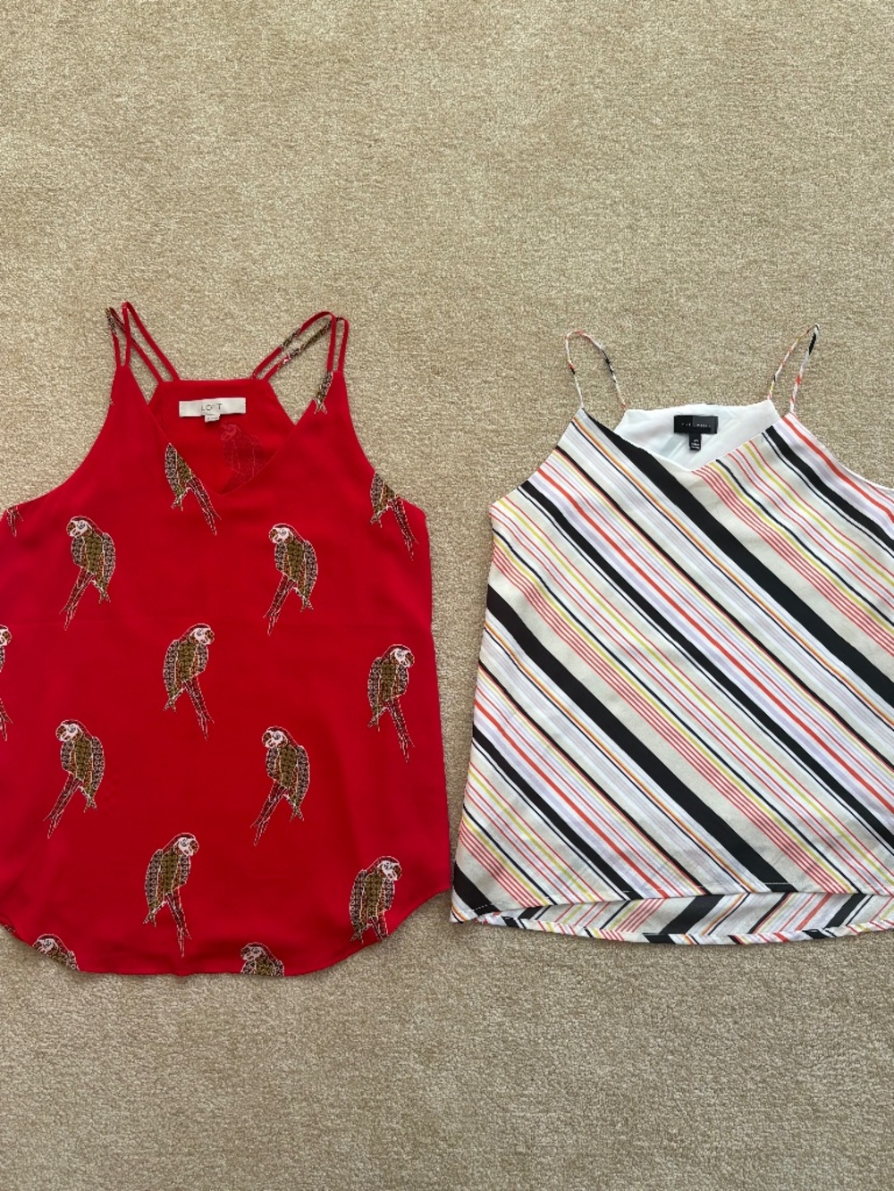 LOFT AND THE LIMITED spaghetti strap tops (bundle of 2) Size XS